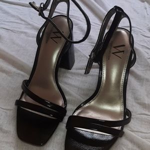Black High Platform Heels